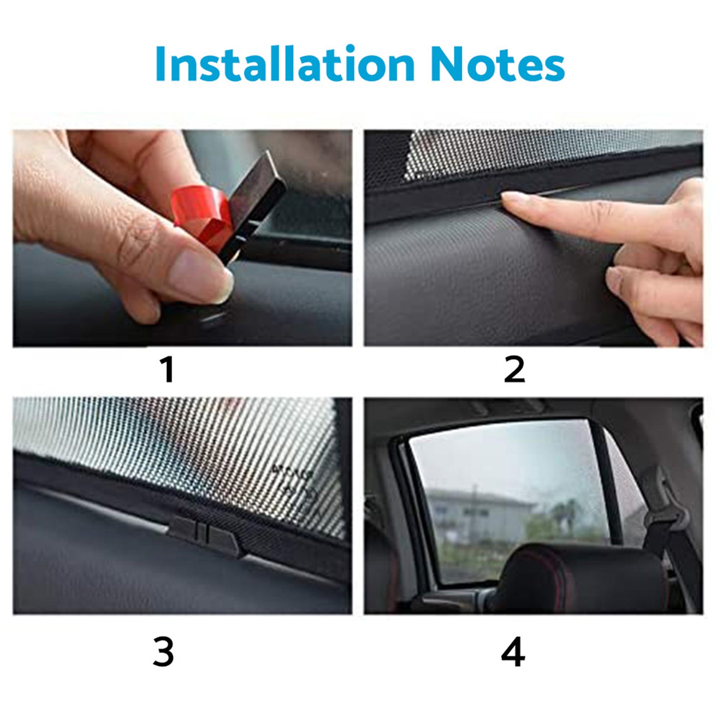 {{ 2x Rear Car Window Sun Shades Suitable for Mazda CX-9 CX9 16-25 UVA Protection }} - Buy Car Parts Online at {{ Kaka Auto Parts }}.
