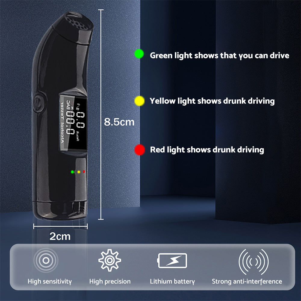 Portable LCD Digital Alcohol Breath Tester Personal Breathtester