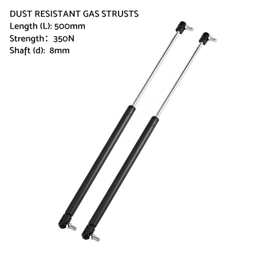 Gas Strut 500mm-350N x2 8mm Shaft Caravans, Trailers, Canopy, Toolboxes struts