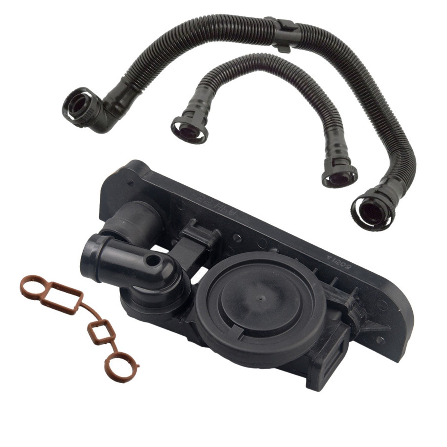 Crankcase Breather Hose & PCV Valve Kit Suitable for VW Golf MK5 Audi A4 2.0T