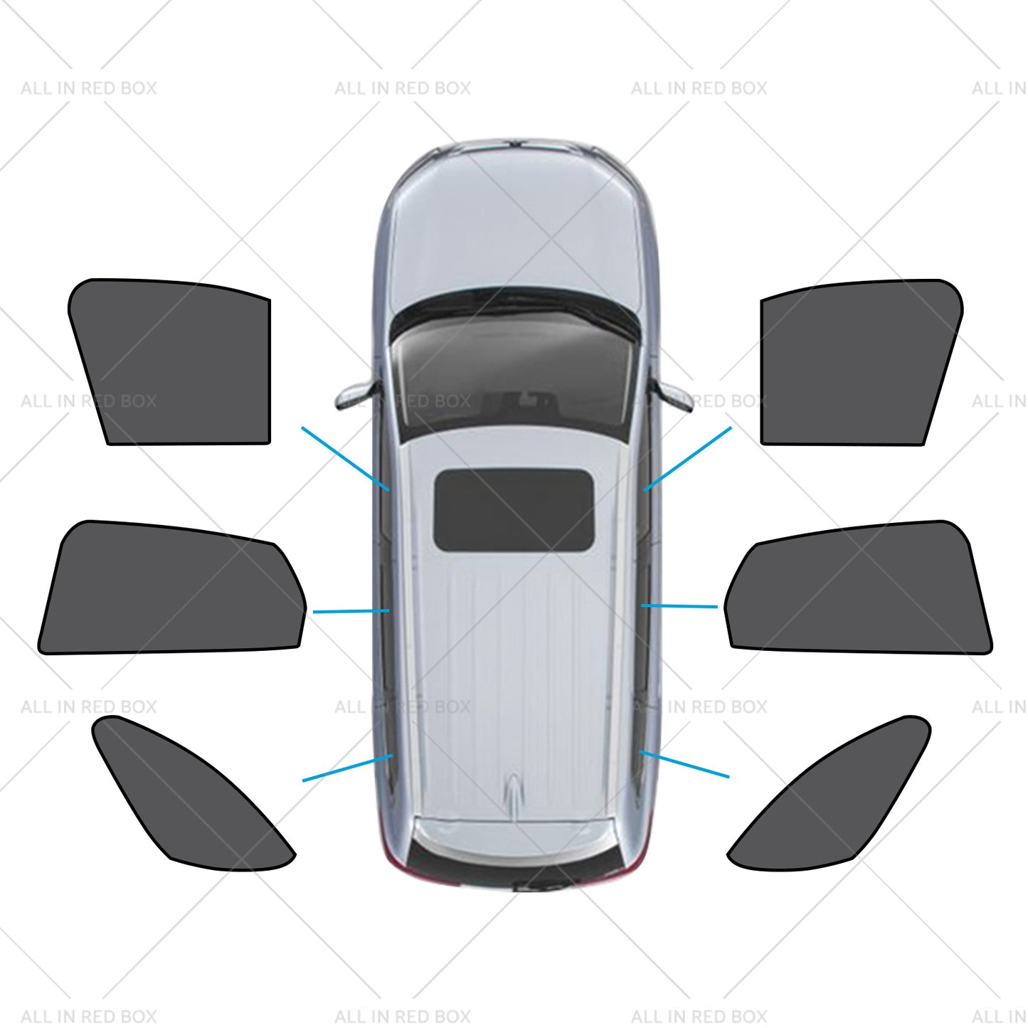 {{ Magnetic Car Window Sun Shades Suitable for Mazda CX-3 CX3 2015-Current }} - Buy Car Parts Online at {{ Kaka Auto Parts }}.