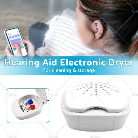 D-Dry+ Electronic Hearing Aid Dryer – For Cleaning, Drying & Storing Hearing Aids