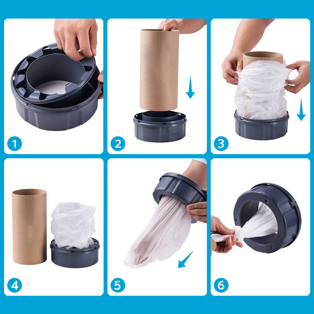 Nappy Bin Refill Kit 100 / 200 / 400m Suitable For Tommee Tippee Sangenic Refills