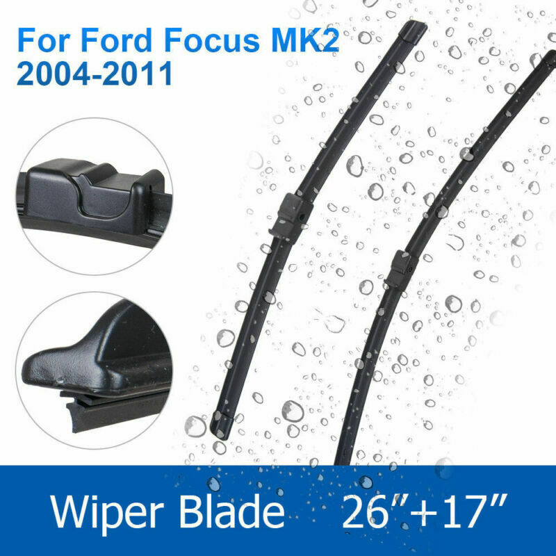 {{ Pair Front Windscreen Wiper Blades 26 inch 17 inch Fits For Ford Focus MK2 2004-2011 }} - Buy Car Parts Online at {{ Kaka Auto Parts }}.