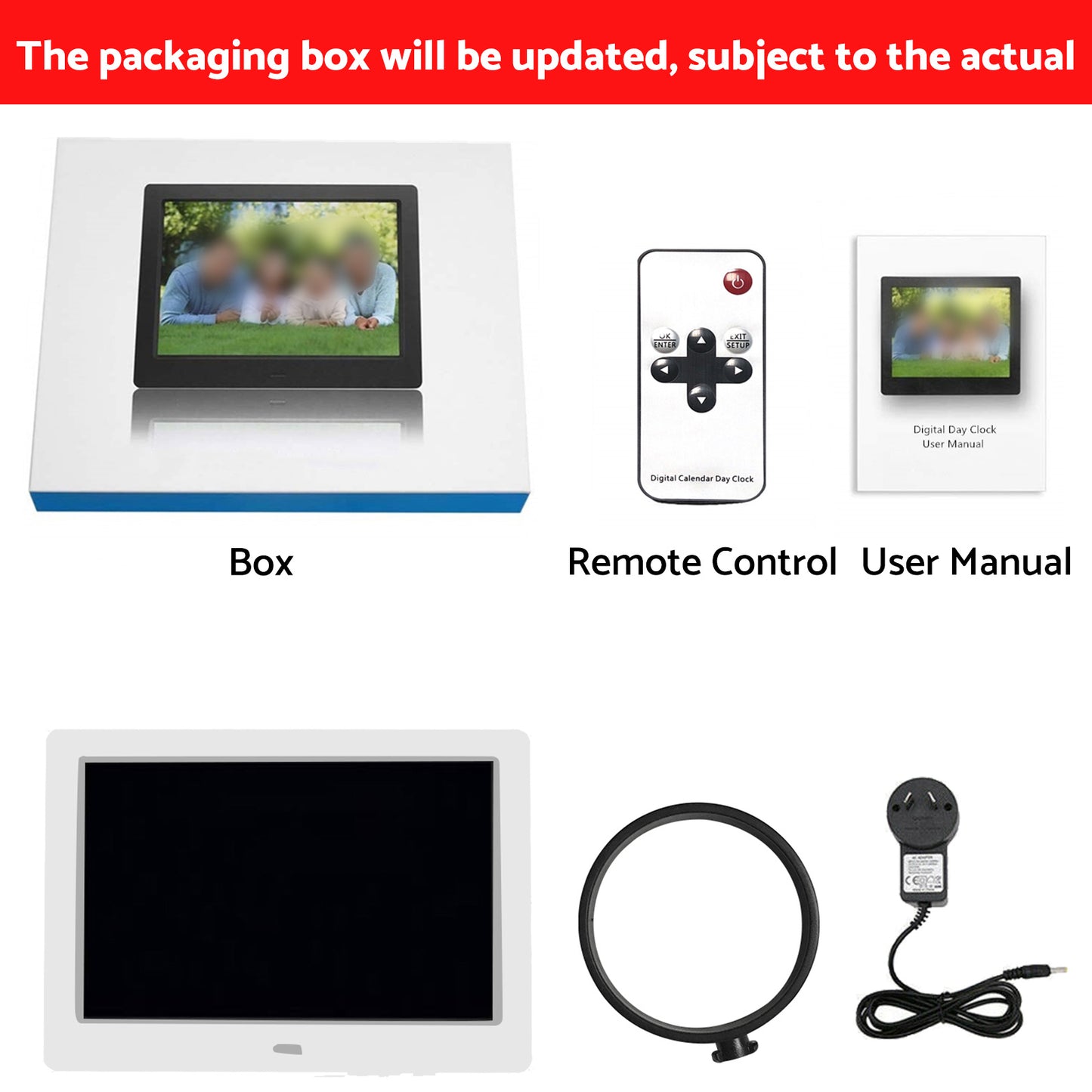 {{ LED Large Digital Day Clock 7 Calendar Dementia Date Week Month Year Time Wall }} - Buy Car Parts Online at {{ Kaka Auto Parts }}.