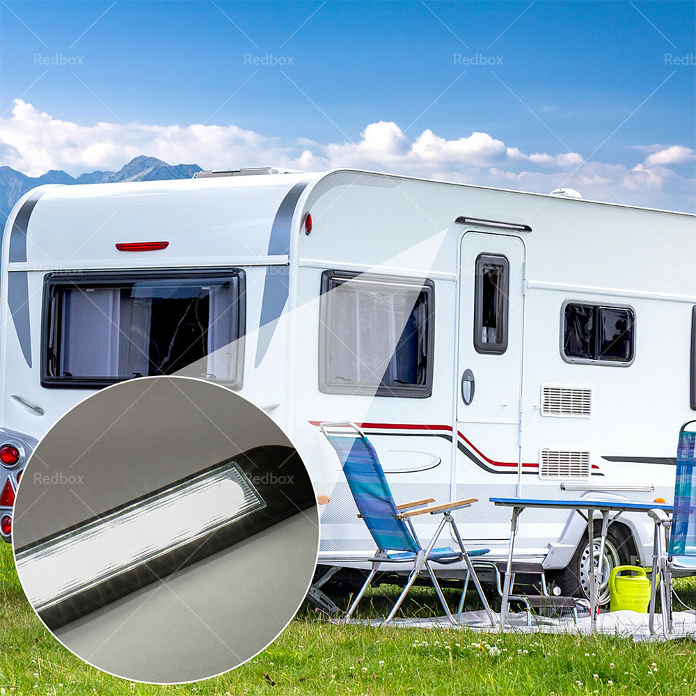 256mm 12V 9 LED Awning Light Touch Switch Strip Bar Caravan Camper Boat Marine