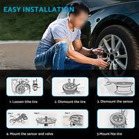 4x Tire Pressure Sensors Suitable For Jeep Grand Cherokee / Wrangler 56029398AA