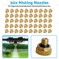 {{ For Cooling System 0. 024 inch  Brass Misting Nozzles Water Mister Sprinkle 50pcs }} - Buy Car Parts Online at {{ Kaka Auto Parts }}.