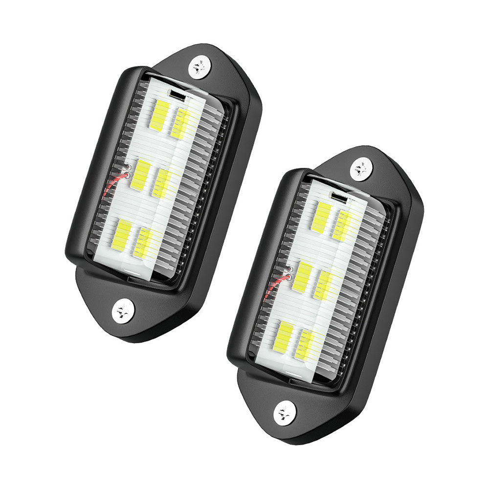 6-LED License Number Plate Light Suitable For Truck, SUV, Trailer & Lorry 12-24V