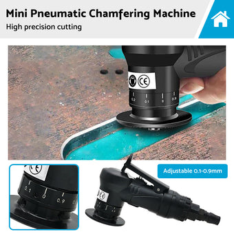 compare product Air Chamfer Tool Trimming Mini Chamfering Pneumatic Beveling Machine Deburring