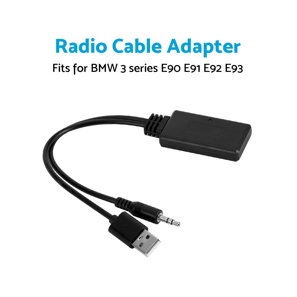 Bluetooth AUX Cable Adapter Suitable For BMW E90 / E91 / E92 2005-2013
