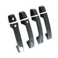 Side Door Handle Covers Suitable For Mitsubishi Triton L200 23-25 Carbon Fiber