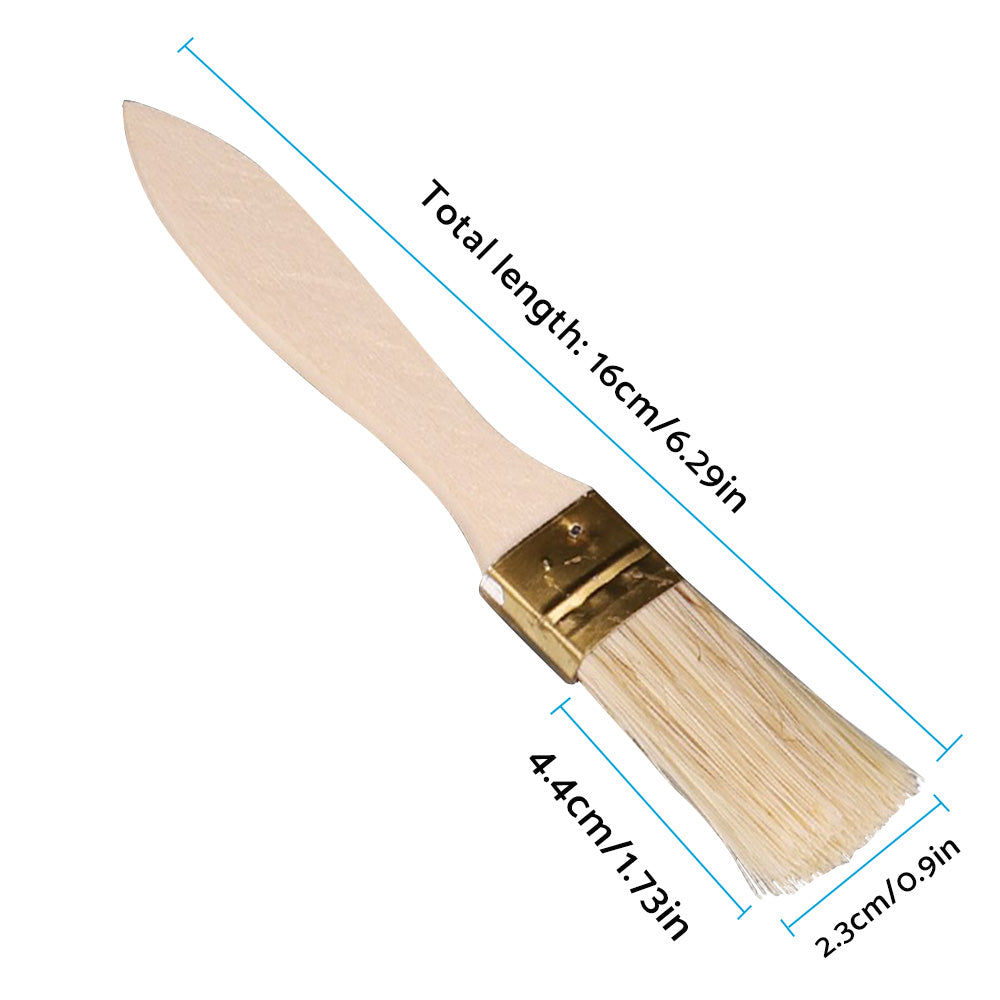 36PCS 1inch Chip Paint Brush DIY Art Varnishes Touchups Brushes Wooden Handle 1inch