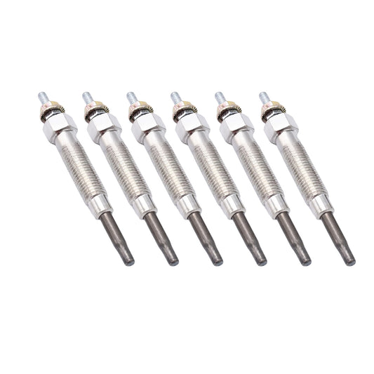 6x Glow Plugs Suitable For Nissan Patrol GU Y61 1997-2000 RD28Ti 2.8L Turbo Diesel 6Cyl