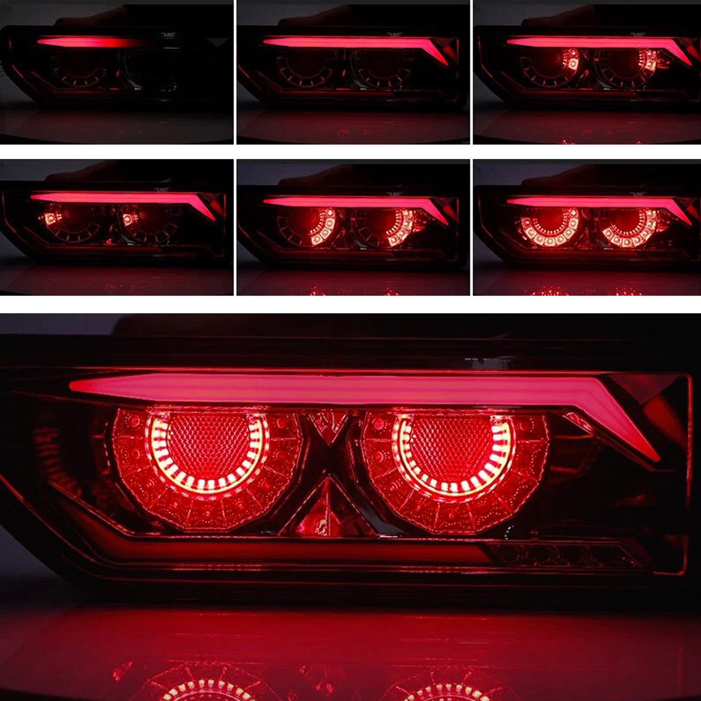 Pair LED Rear Tail Lamps Dynamic Turn Signal Suitable For Suzuki Jimny 2019-2024