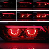 Pair LED Rear Tail Lamps Dynamic Turn Signal Suitable For Suzuki Jimny 2019-2024