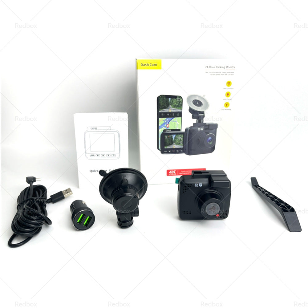 {{ 4K Built in WiFi GPS Car Dash Camera Recorder UHD 2160P LCD 170隆茫 WDR Night Visio }} - Buy Car Parts Online at {{ Kaka Auto Parts }}.