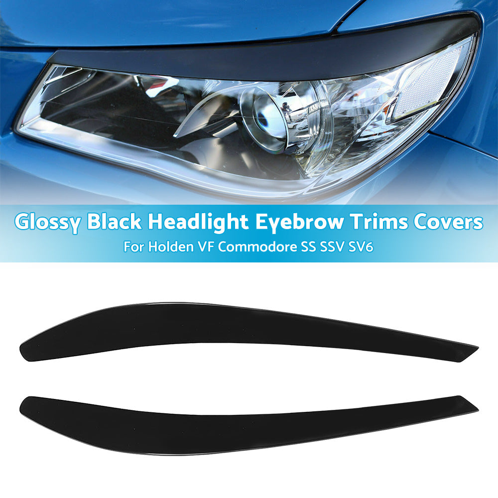 {{ Headlight Eyebrow Eyelid Cover Trim Fits Holden Commodore VF SS SSV SV6 S Evoke }} - Buy Car Parts Online at {{ Kaka Auto Parts }}.