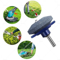 {{ Lawn Mower Blade Sharpener Rotary Stone Grindstone Sharpening Drill Tool }} - Buy Car Parts Online at {{ Kaka Auto Parts }}.