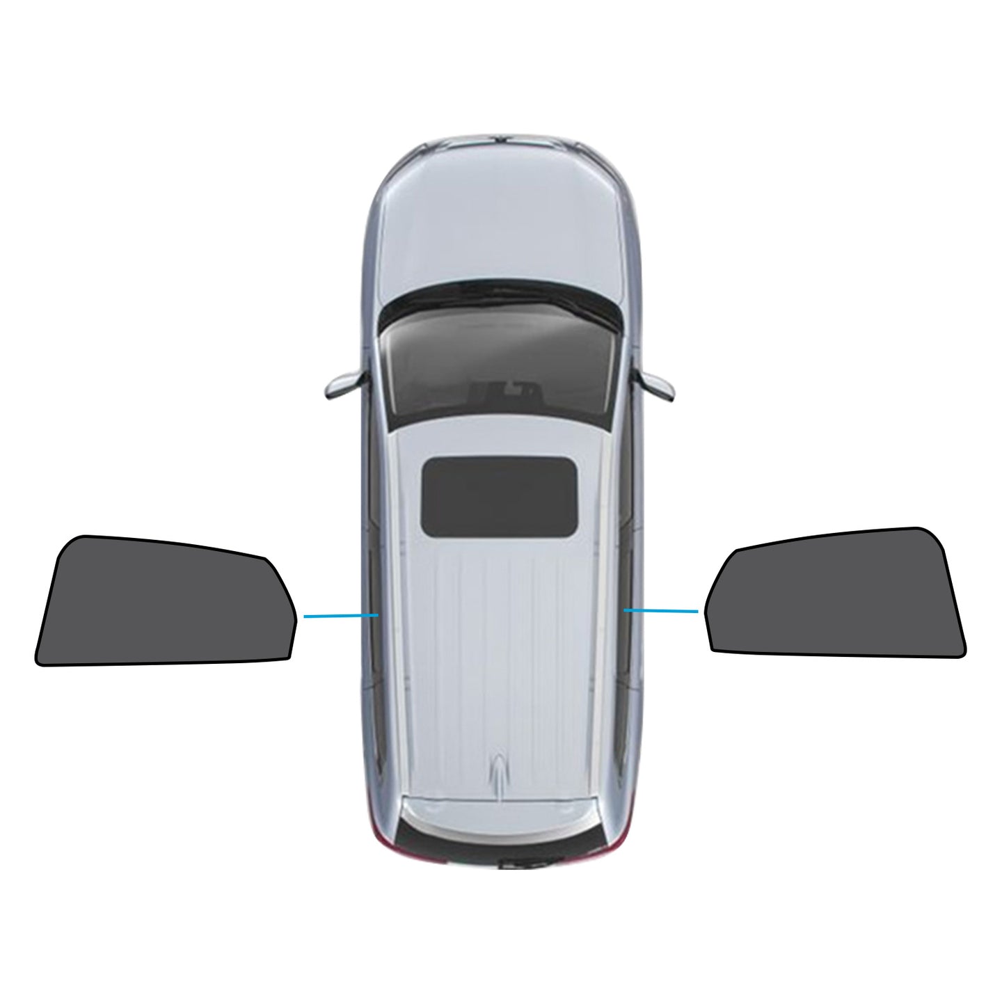 {{ Magnetic Car Window Sun Shades Suitable for Mazda CX-3 CX3 2015-Current }} - Buy Car Parts Online at {{ Kaka Auto Parts }}.