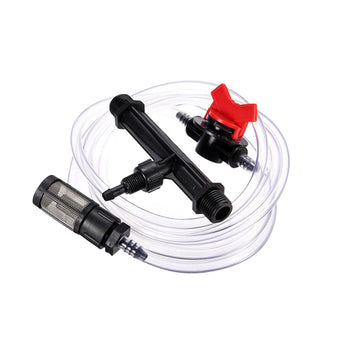 compare product Irrigation Venturi Fertilizer Injector Kit 1/2 & 3/4 Water Tube Switch Filter Suitable For Garden Systems