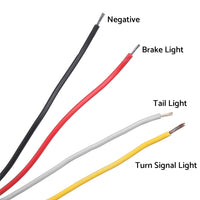2x 20-LED Rear Stop Brake Flowing Turn Signal Tail Lights Suitable For Truck, Trailer & Caravan