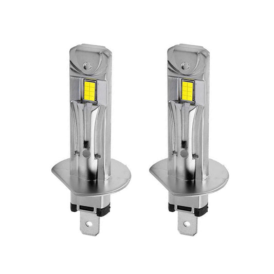 H1 LED Headlight Kit 6000K White 220W 30000LM High Low Beam Globes Suitable For Universal 12V Vehicles