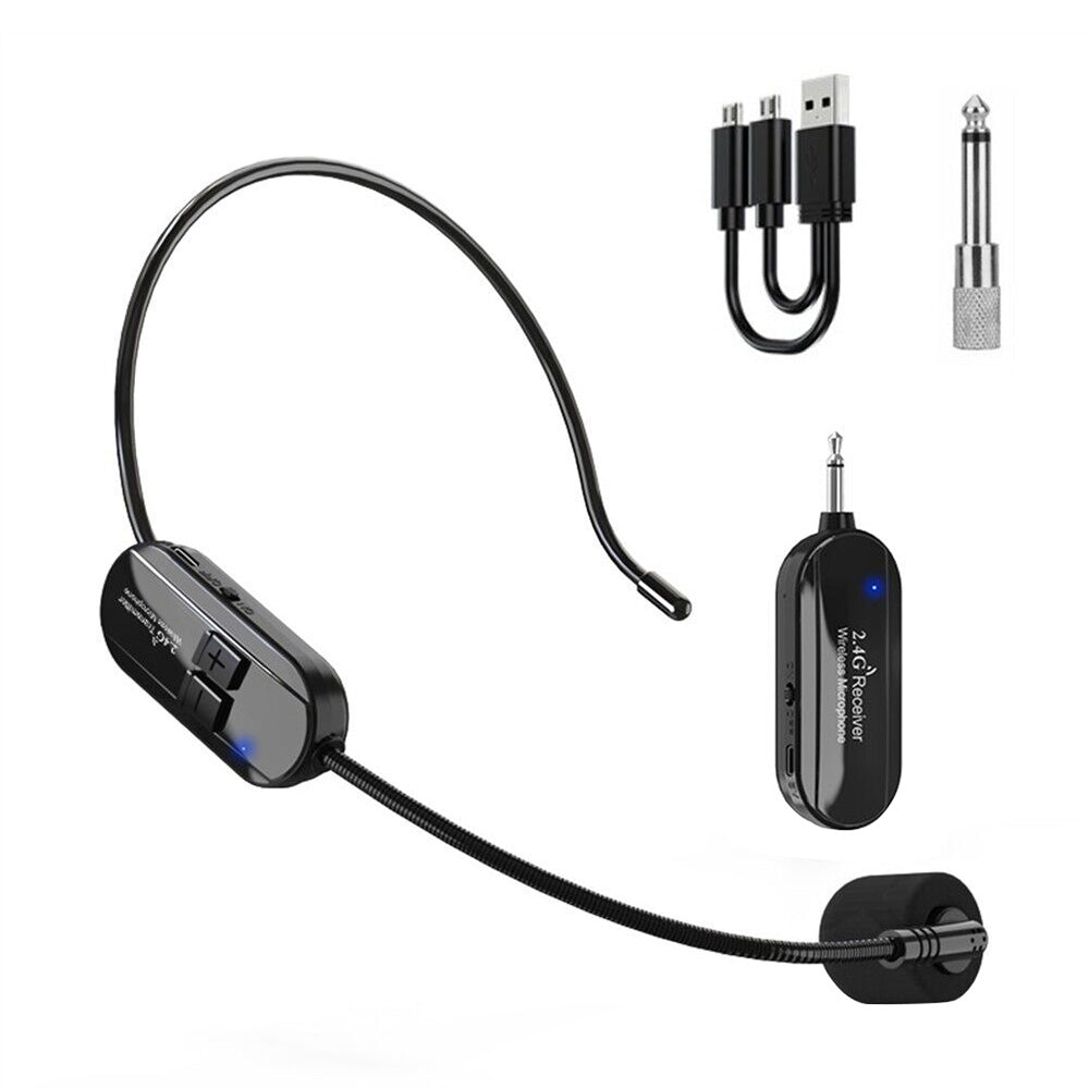 {{ Pro Audio Equipment Wireless Microphone 2. 4G For Voice Teach Outdoor Headset Mic }} - Buy Car Parts Online at {{ Kaka Auto Parts }}.