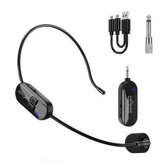 compare product Wireless Microphone Headset 2.4G Suitable For Pro Audio Voice Teaching Outdoor Use