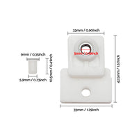 Door Window Glass Track Clip 2-Pair Left & Right Suitable For Isuzu D-MAX / Holden Colorado / Rodeo