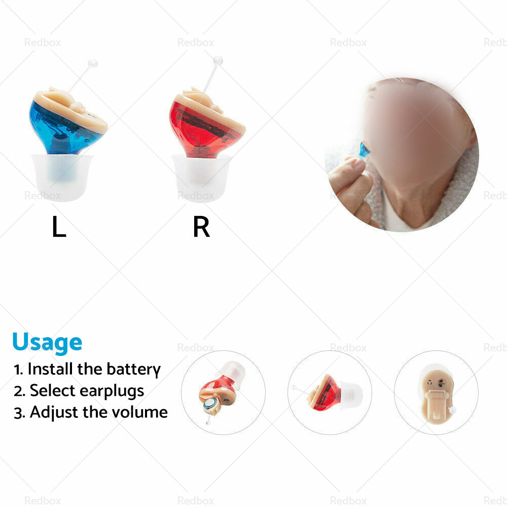 {{ Digital Invisible Hearing Aid MiNi CIC Small Sound Voice Amplifier Enhancer L R }} - Buy Car Parts Online at {{ Kaka Auto Parts }}.