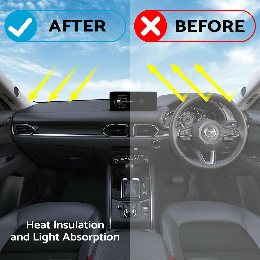 Dash Mat Suitable For Mitsubishi Outlander 2023 Dashboard Cover Pad Carpet With HUD Cutout