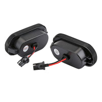 2x Dynamic LED Side Indicator Black Smoke Turning Signal Light Suitable For Ford Seat VW