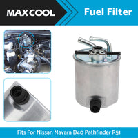 {{ Fuel Filter Fits For Nissan Navara D40 Pathfinder R51 2. 5L 4Cyl Turbo Diesel }} - Buy Car Parts Online at {{ Kaka Auto Parts }}.