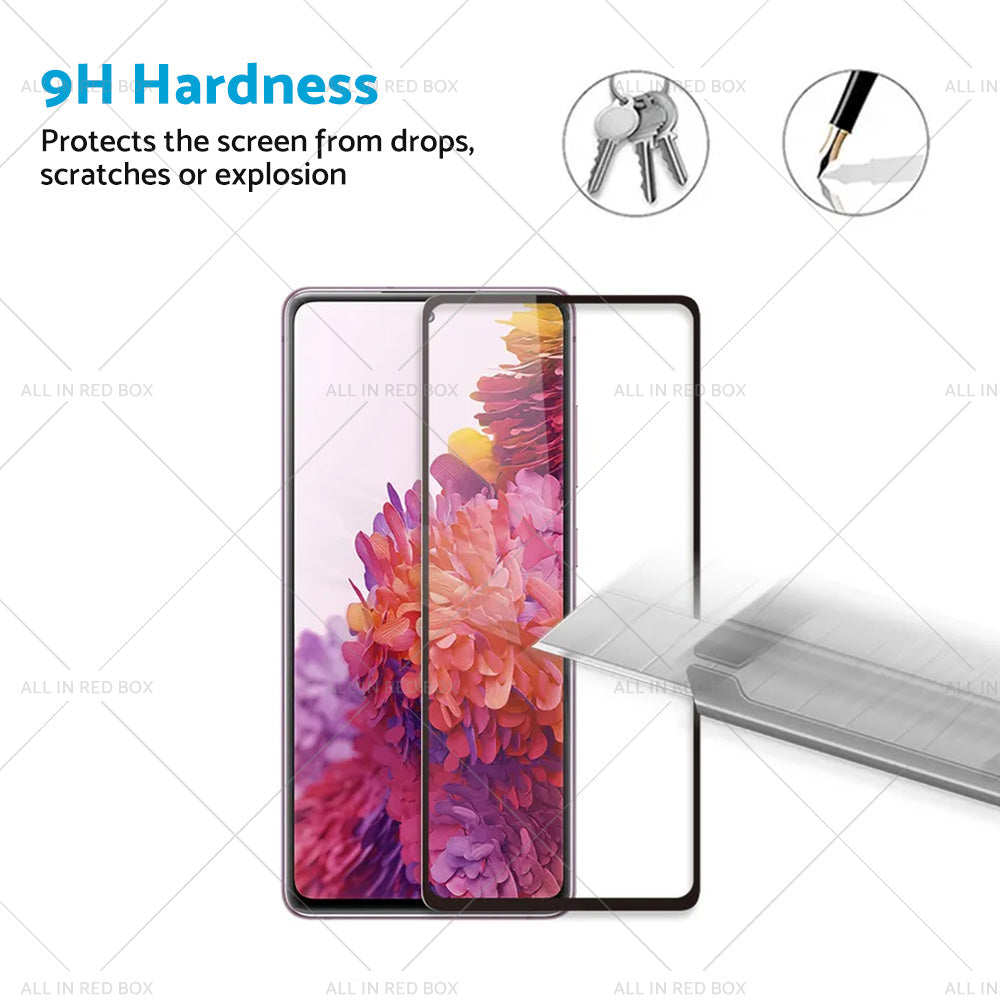 {{ 9H Tempered Glass Screen Protector Full Cover Suitable For Samsung Galaxy S20 FE }} - Buy Car Parts Online at {{ Kaka Auto Parts }}.