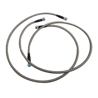Stainless Steel Braided Transmission Cooler Hose Fitting Kit Suitable For 700R4 / TH350 / TH400