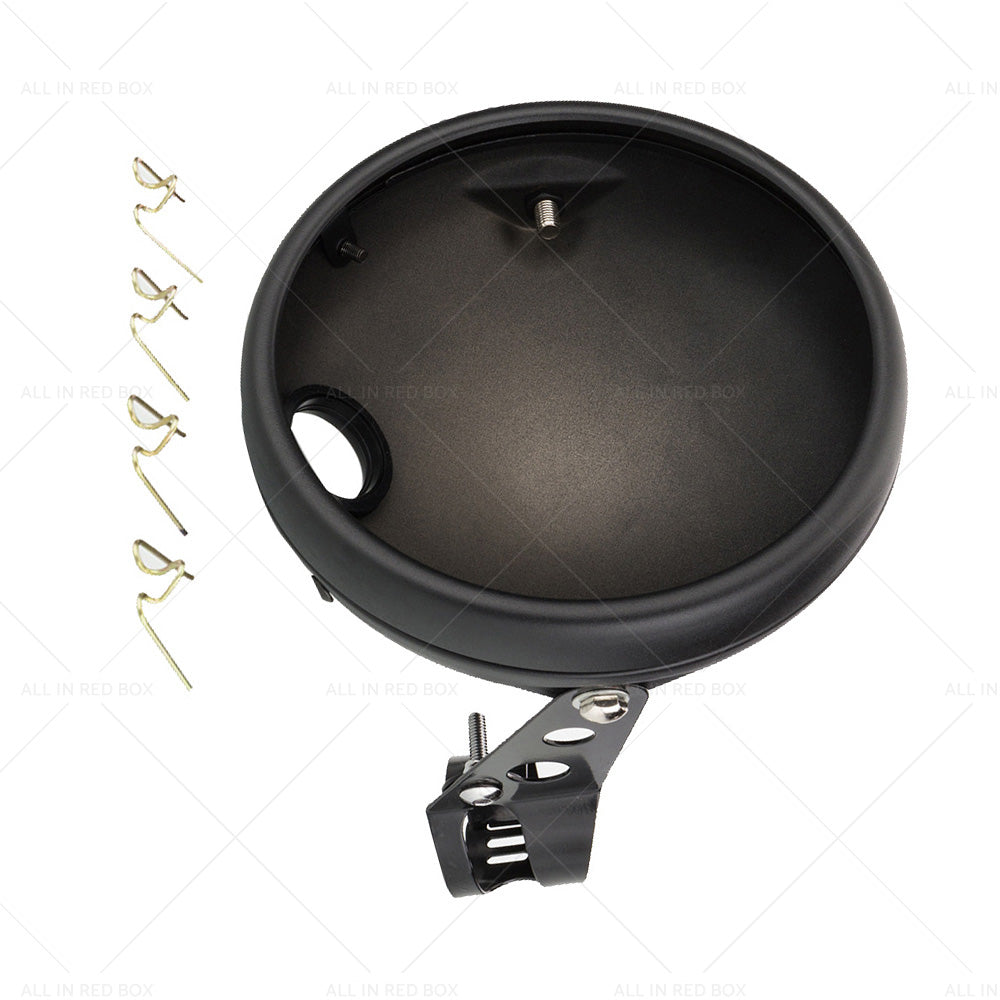 {{ 7inch Inch Motorcycle Head Light Bulb Bucket Housing Bracket Suitable For Harley }} - Buy Car Parts Online at {{ Kaka Auto Parts }}.