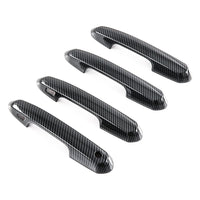 Carbon Fiber Look Door Handle Bowl Strip Covers Suitable for Toyota Kluger 2021¨C2025