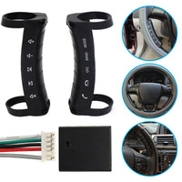 LED Wireless Bluetooth Car Steering Wheel Button Controller Suitable For Auto Stereo