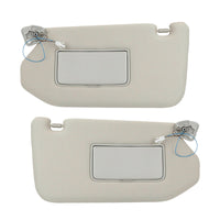 {{ RH&LH Grey Sun Visor W/Mirror Suitable for Nissan Pathfinder Infiniti QX60 JX35 }} - Buy Car Parts Online at {{ Kaka Auto Parts }}.