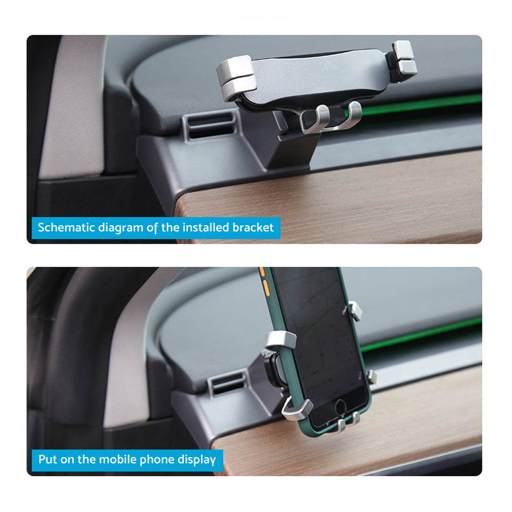 360° Rotating GPS Navigation & Cell Phone Holder Stand Suitable For Tesla Model 3 & Y