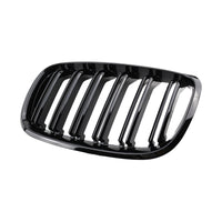 2x Front Grill Grille Gloss Black Suitable For BMW E70 X5 / E71 X6 2007-2013