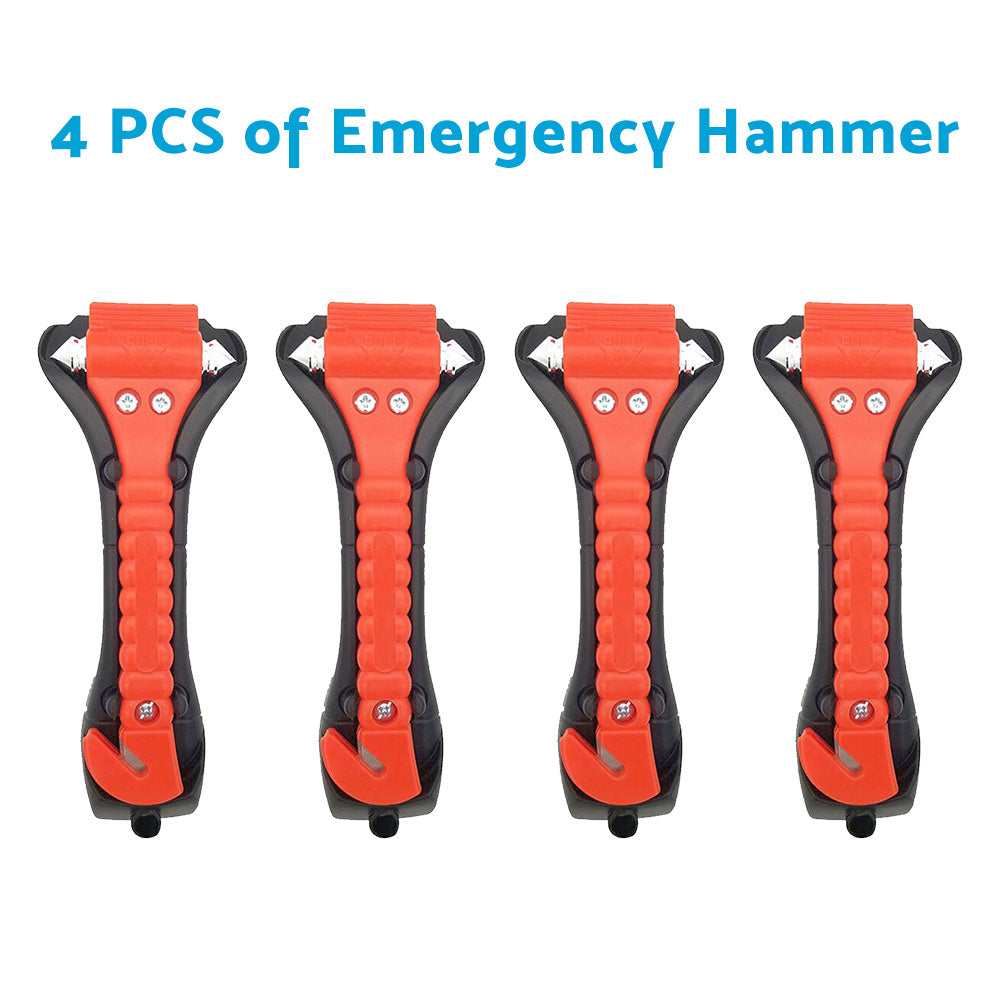 Car Emergency Hammer Window Glass Breaker Seat Belt Cutter Safety Escape Tool