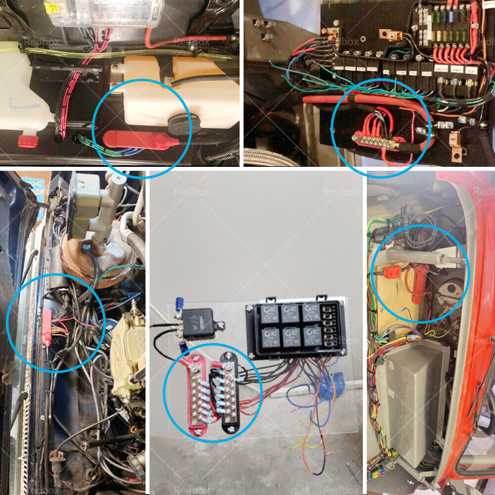 {{ 2pcs 12 Terminal Power Distribution Block Bus Bar DC 48V 12P Wiring Bars AU }} - Buy Car Parts Online at {{ Kaka Auto Parts }}.