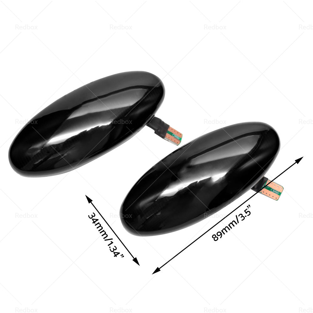 {{ 2x Dynamic Side Light Turn Signal Indicator Suitable For Nissan Navara D22 NP300 }} - Buy Car Parts Online at {{ Kaka Auto Parts }}.