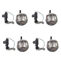 4x Chrome Power Operated Recessed Folding Whale Tail T-Lock Handle Suitable For Toolbox