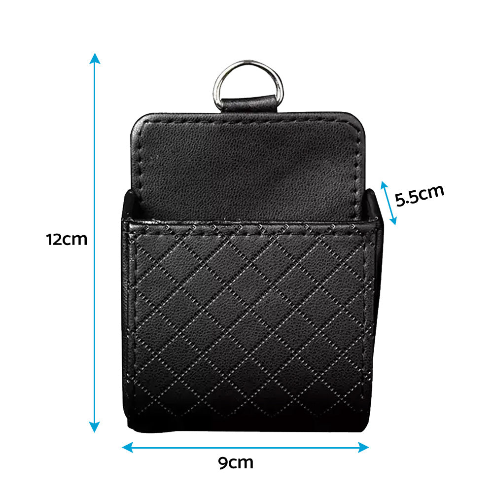 {{ Car Organizer Bag Air Outlet Dashboard Hanging Leather Car Mobile Phone Holder }} - Buy Car Parts Online at {{ Kaka Auto Parts }}.