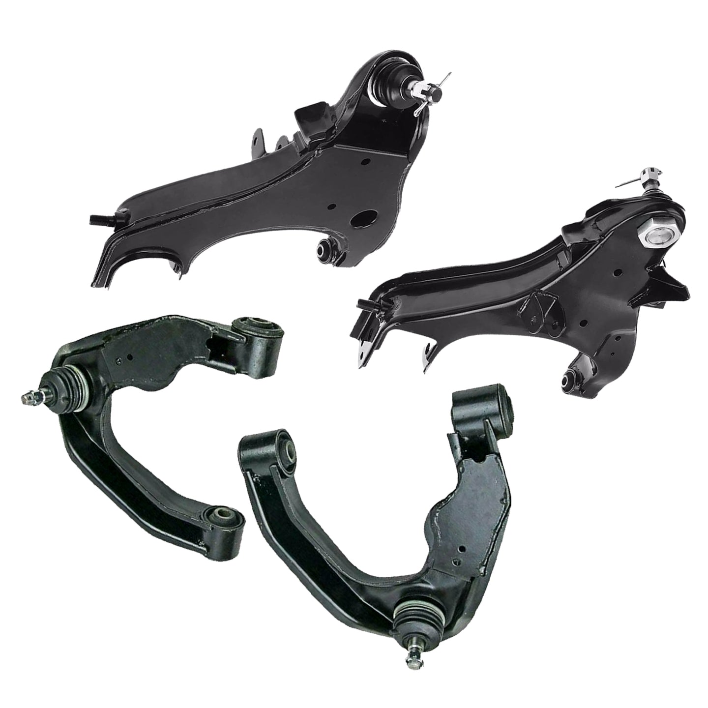 {{ 2x Front Upper+Lower Control Arms Suitable For Nissan Navara D22 4WD 97-15 }} - Buy Car Parts Online at {{ Kaka Auto Parts }}.