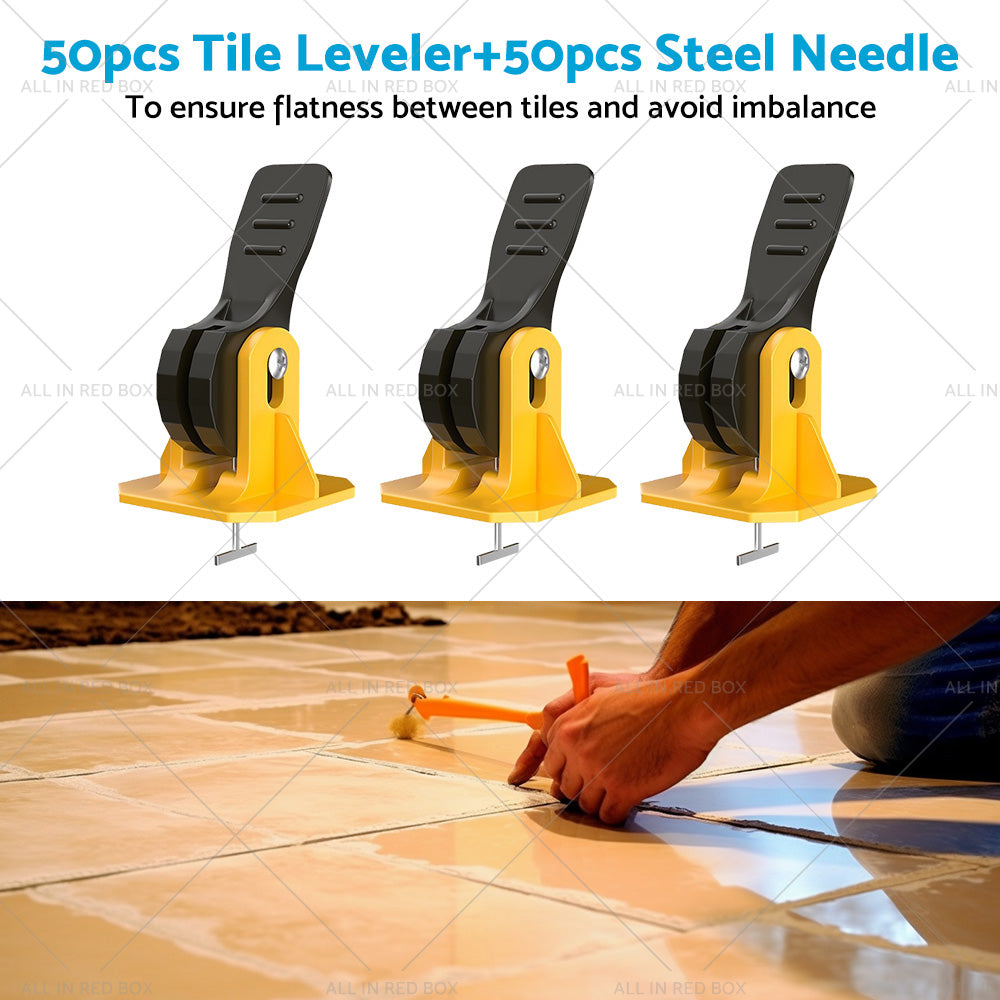 {{ 50PCS Tile Levelling Spacer Tiling Tool Leveling System Clips Floor Wall Wrench }} - Buy Car Parts Online at {{ Kaka Auto Parts }}.