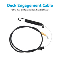 Deck Engagement Cable Fit Mtd Ride On Mower White  and  Troy Bilt Mowers 746-04173B
